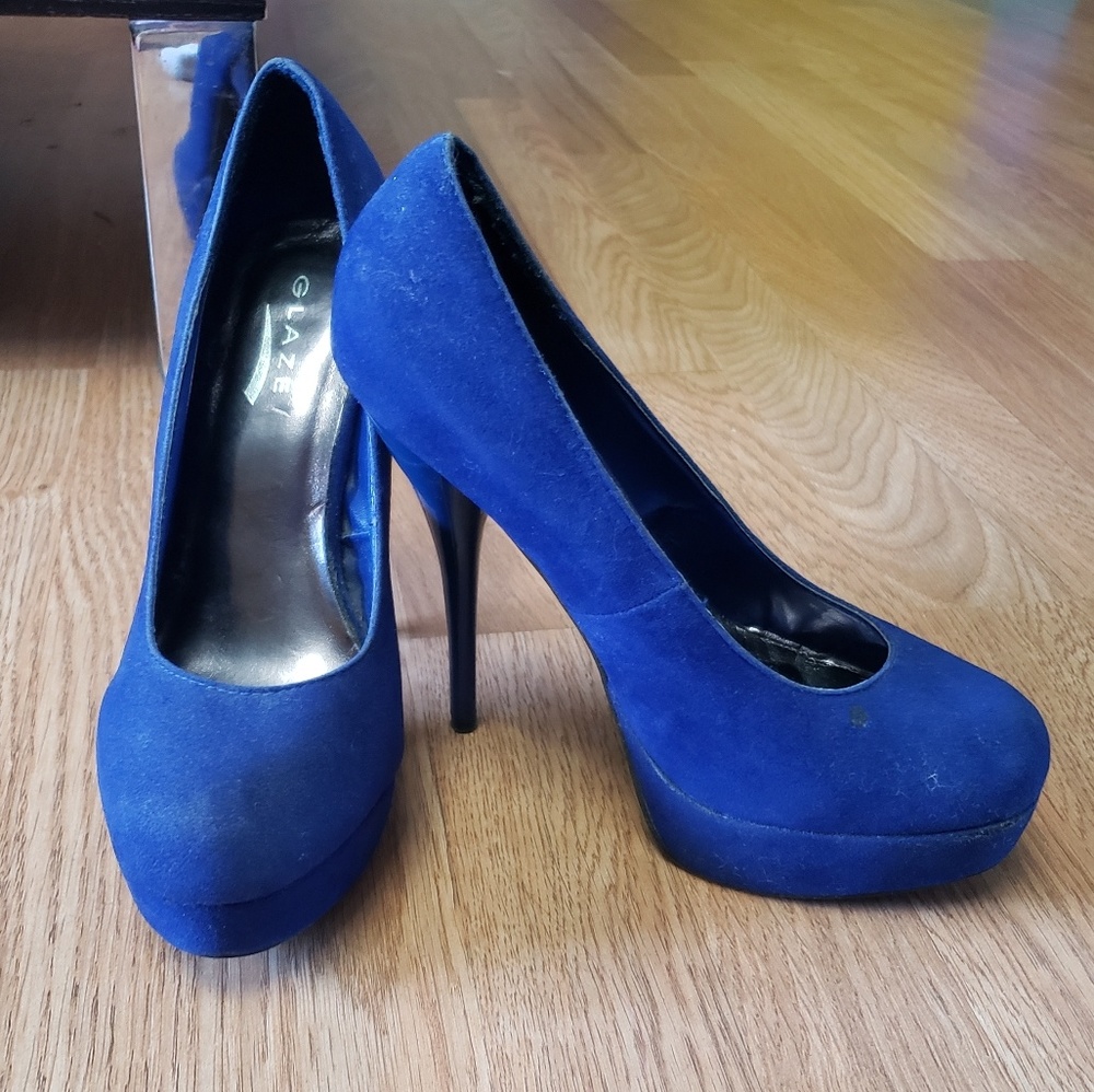 Blue heels